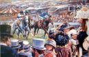 Coronation Cup: Epsom
Silver Patriarch
Edition 500
380x280mm
345 or £70 the pair with "High Rise"
